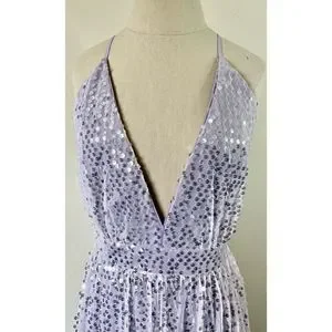 Jane ann lavender sequin maxi dress deals